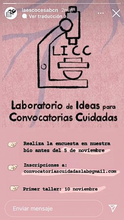 Taller amb equip Escocesa de “Laboratori d’idees per a convocatòries curades”